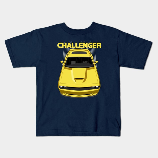 Challenger - Yellow Kids T-Shirt by V8social